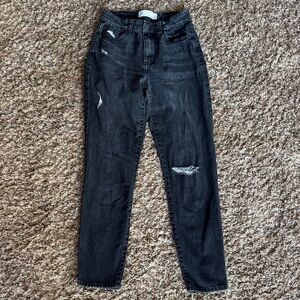 RSQ Women's Black Distressed Skinny Jeans